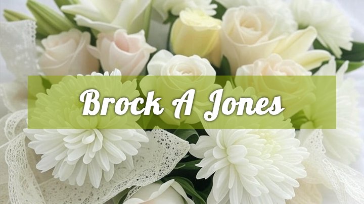brock a jones new middletown oh obituary