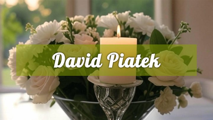 David Piatek, Toronto, ON