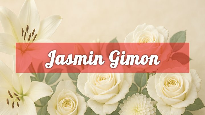 Jasmin Gimon, Rockville, MD