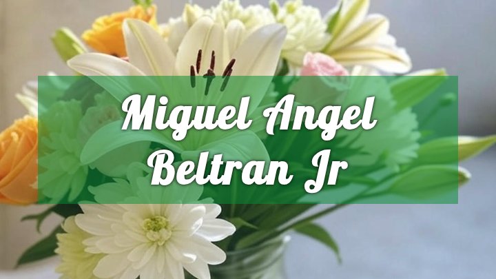 Miguel Angel Beltran Jr., Garland, TX