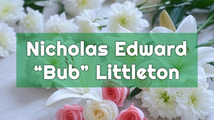 nicholas edward bub littleton shinnston wv obituary