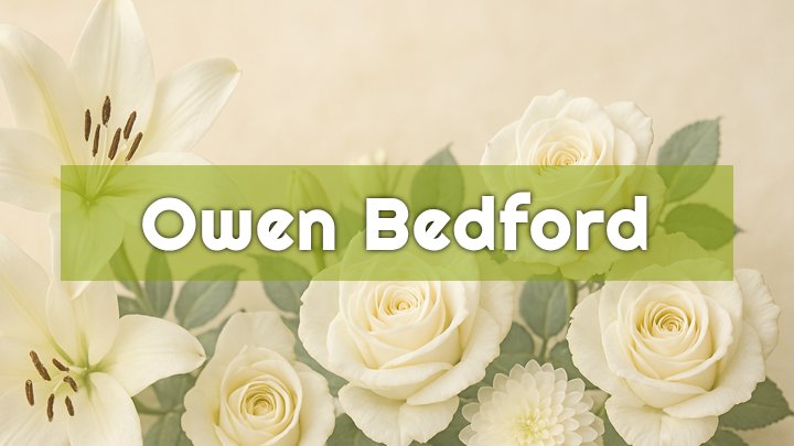 Owen Bedford, Brandon, MB