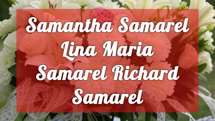 samantha samarel obituary