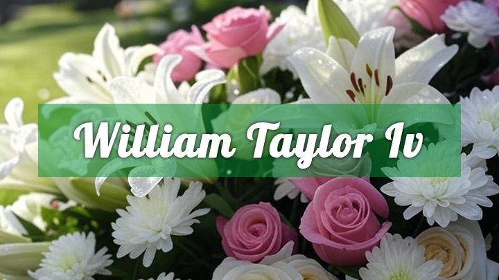 william ronald taylor iv orange grove tx obituary